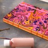 Carnet artisanal A5 marbré