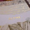 Personnalisation avec la dorure