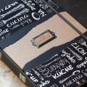 Personnalisation avec étiquette en laiton