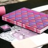 Carnet de note A5 diamant rose