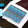 Carnet de note A5 diamant turquoise