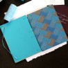 Carnet de note A5 diamant turquoise