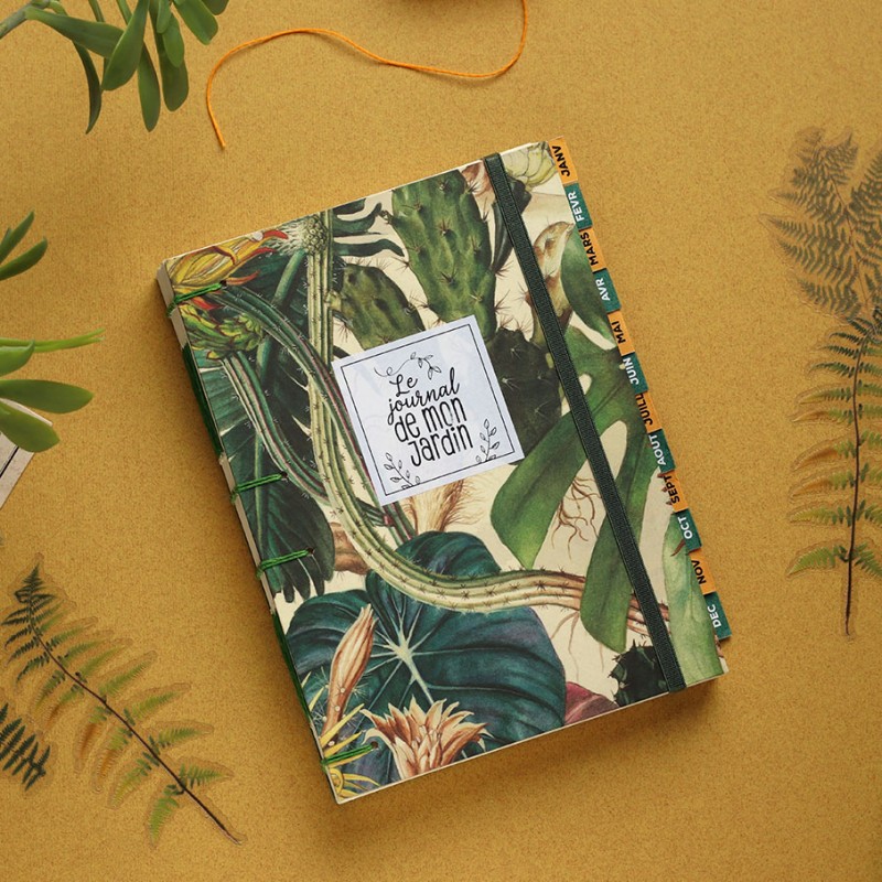 Carnet artisanal "Le journal de mon jardin" Carnet artisanal "Le journal de mon jardin"