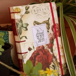 Carnet artisanal "Le journal de mon jardin"