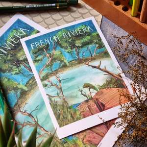 Côte d’Azur au crayon et à la gouache.
Essayer de capturer la lumière, tout simplement 🌊☀️

#cotedazur #cotedazurfrance☀️ #frenchriviera🇫🇷 #frenchrivieralife #dessiner_drawing