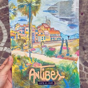 En affiche ou en carte postale, ce dessin est bien parti pendant tout l'été ! 
A retrouver au cœur du quartier du Safranier, Antibes.

#crayonsdecouleur #craftwork #crayon #crayonart #mixmediajournal #mixmediaartist #mixmedia #aquarelle #aquarellefrance #aquarellepainting #antibesjuanlespins #antibesfrance #antibes🇫🇷 @antibesjuanlespins